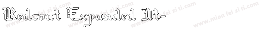 Redcoat Expanded It字体转换